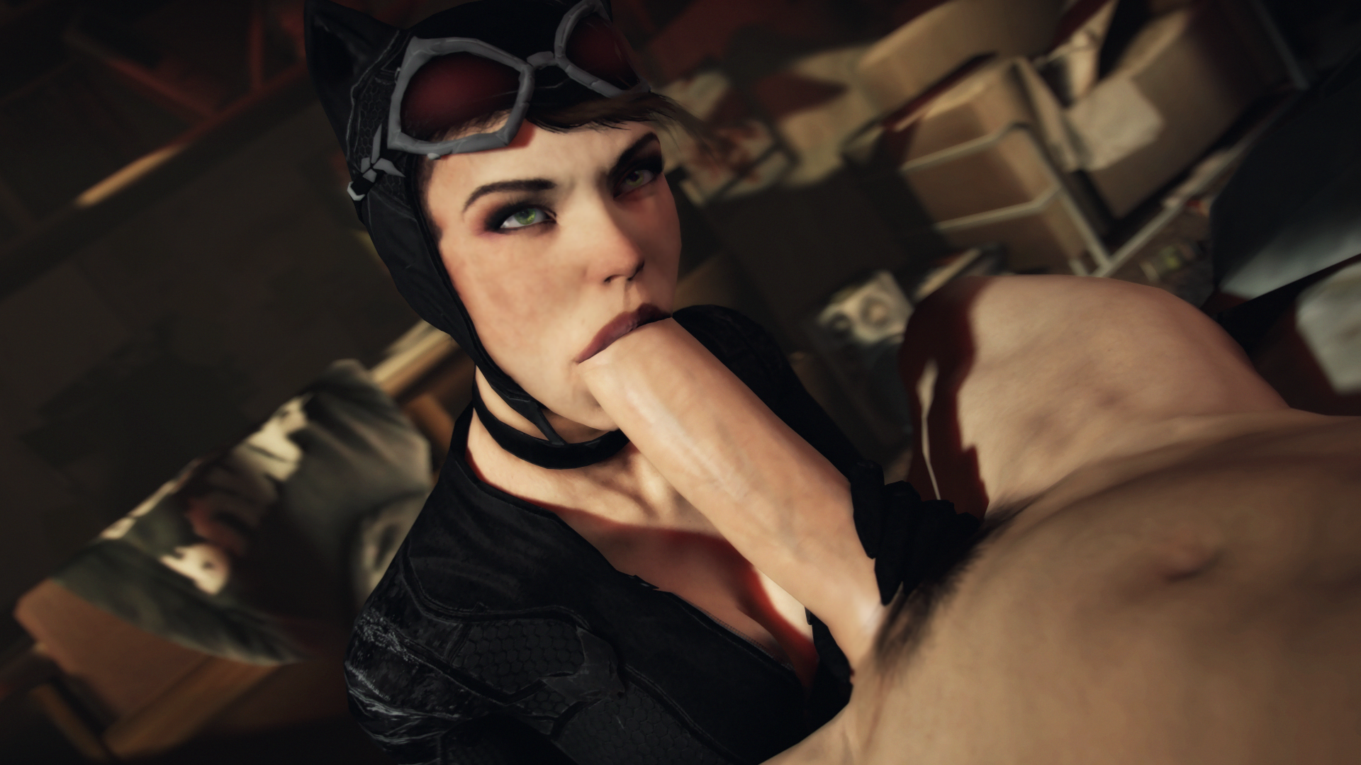Catwoman loving dick