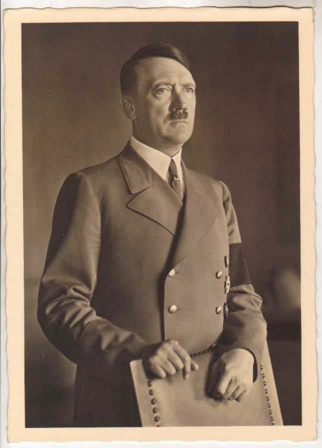 Hitler in a posed Hoffmann portrait shot (2)