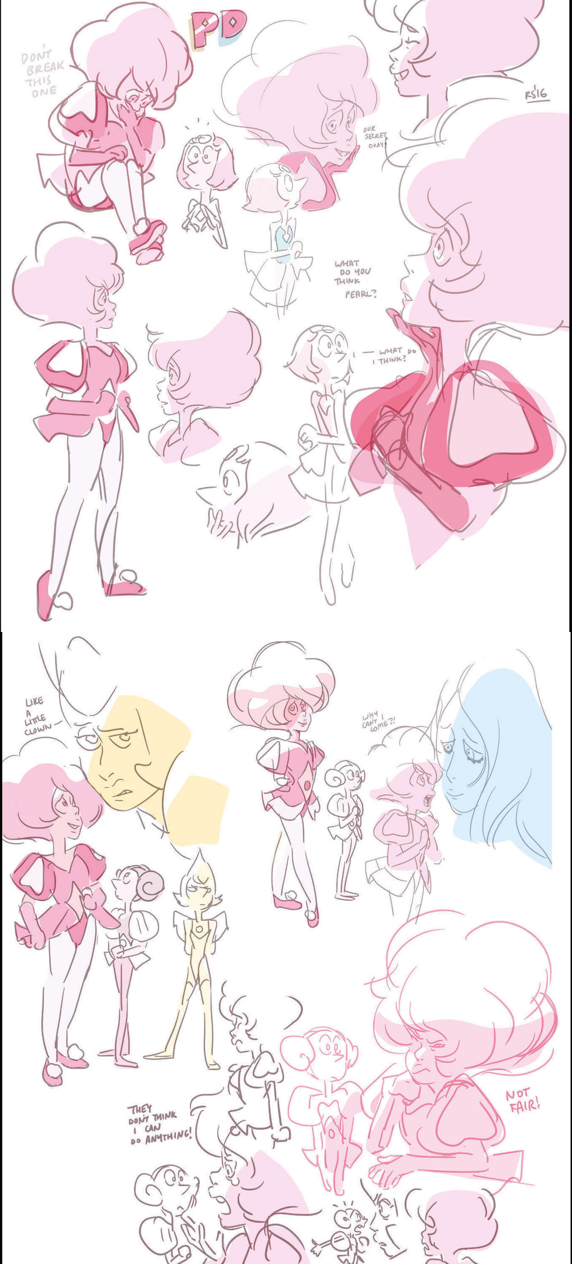 pink diamond concept sheet