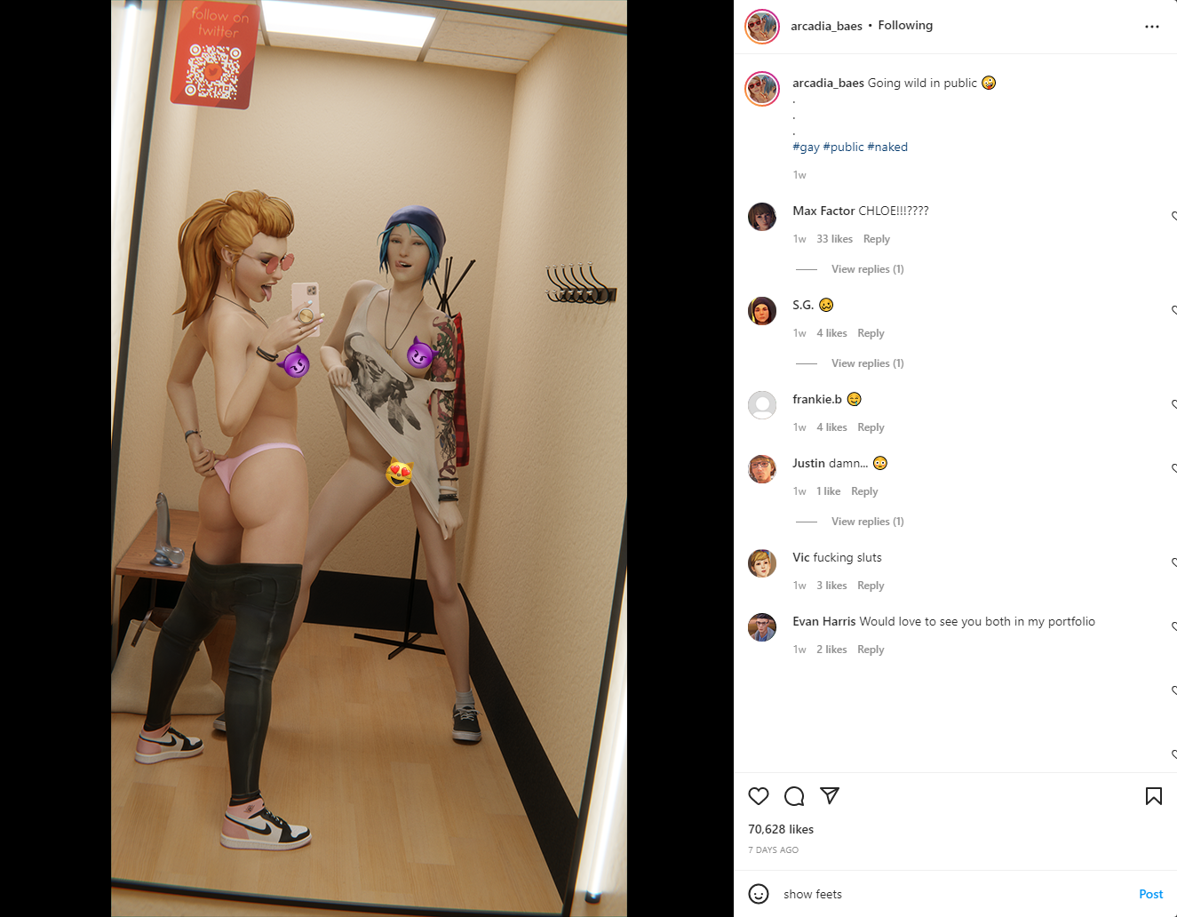 ChloeRachel_fitting_room_instagram